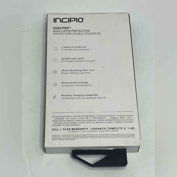 NEW IN THE BOX BLACK INCIPIO PHONE CASE FOR IPHONE XR - Picture 8 of 8